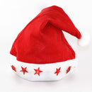 GORRO PAI NATAL COM LUZES LED 30X40CM