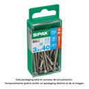 CAIXA 30 UNID. PARAFUSO MADEIRA SPAX CABEZA PLANA INOX A2 3,5X40M