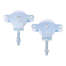 PACK 2 UNID. POLEIA NYLON 40MM PARAFUSO EDM