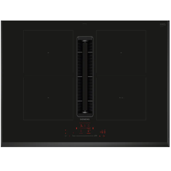 Siemens ED751HQ26E placa Preto Balcão 71 cm Placa com zona de ind