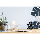 CANDEEIRO DE MESA, E14 MAX 40 W, Ø 13 X 32 CM, BRANCO