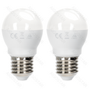 LÂMPADA DE LED G45 12W 6500K 1170LM E27 2PCS