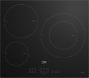 Beko HIIS63206M placa Preto Embutido 58 cm Placa com zona de indu