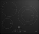 Beko HIIS63206M placa Preto Embutido 58 cm Placa com zona de indu