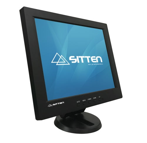 SITTEN LCD121T - MONITOR TFT 12" TOUCH, USB. LED. TELA TOUCH RESI