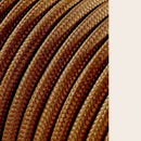 CABO CORDÃO TUBULAR 2X0,75MM CASTANHO BRILHANTE 25M