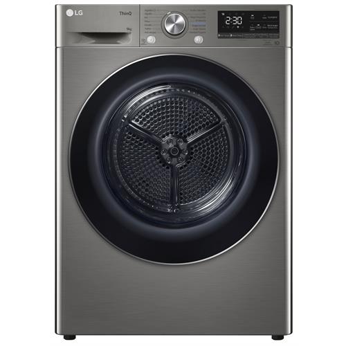 MÁQUINA DE SECAR ROUPA 9KG LG RH90V9PV2N INOX