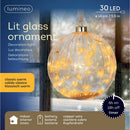 MICRO BOLA DE LED, LUZ QUENTE, PARA USO INTERNO, FUNCIONA A PILHA