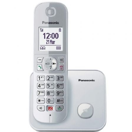 TELEFONE SEM FIOS PANASONIC KX-TG6851SP CINZA