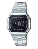 RELOJ DIGITAL CASIO VINTAGE ICONIC A168WEM-1EF 38MM PLATA