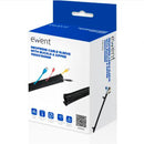 Ewent EW1562 organizador de cabos Universal Manga de cabo Preto 1