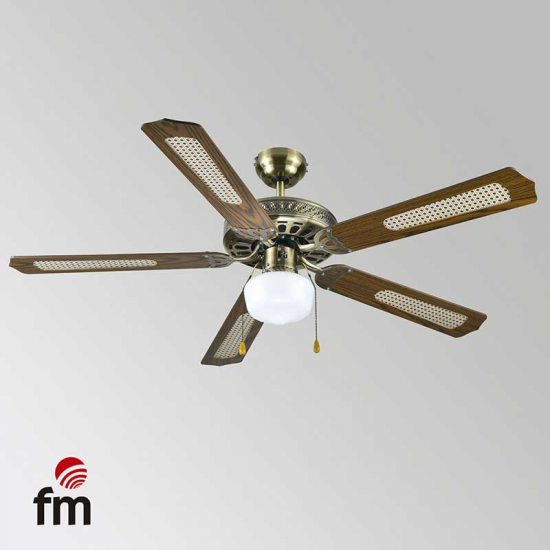 VENTILADOR TECHO FM VTCLASSIC130 132CM 5A C/L