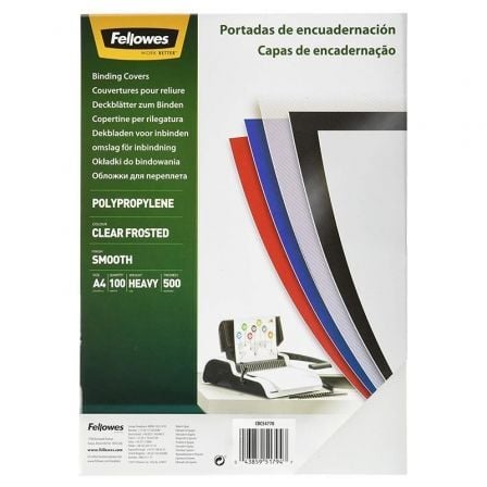 PORTADAS DE POLIPROPILENO FELLOWES 54770 A4 500 MICRAS 100 UNIDAD