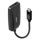 Lindy 43337 adaptador de cabo de vídeo 0,13 m USB Type-C DisplayP