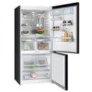 FRIGORÍFICO COMBINADO BOSCH KGP86AXB0N( TOTAL NO FROST  - PRETO