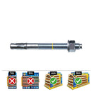 CAIXA 50 UNID. FIXAÇÃO HOMOLOGADO CE BAP Ø8X95MM/30 ZINCADO CELO