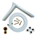 KIT DE MONTAGEM NA PAREDE AA, TUBO+SUPORTES+BLOCOS SILENCIOSOS+PA