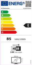 TV LG QNED MINILED AI SMART TV 4K 65QNED86A6A