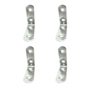 ÂNGULO DE REFORÇO AN24, AÇO INOX, 50 X 50 X 16 MM. 4 UNIDADES