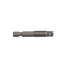 ADAPTADOR PARA MÁQUINA HEXAGONO MACHO A QUADRADO MACHO 1/4 50MM 4