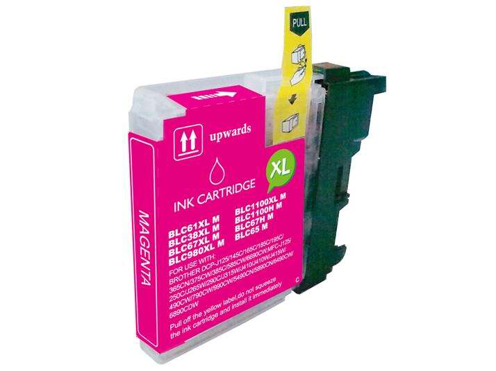 BROTHER LC980XLLC1100XLLC985XL MAGENTA CARTUCHO DE TINTA GENERICO