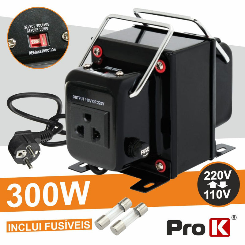 CONVERSOR 110V-220V  220V-110V 300W PROK