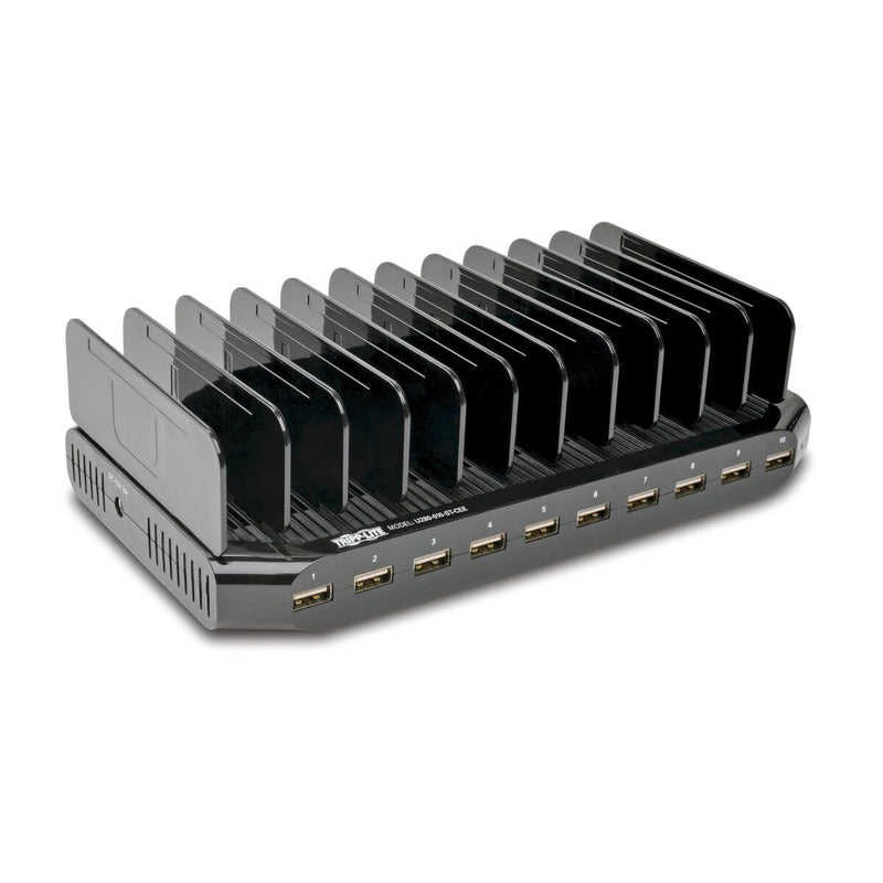 10-PORT USB CHARGING STATION WITH A