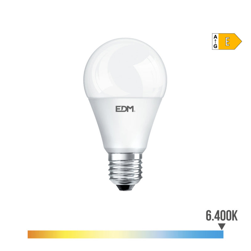 LÂMPADA STANDARD LED E27 20W 2200LM 6400K LUZ FRIA Ø6,5X12,4CM ED