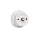 BOTÃO CAMPAINHA PORCELANA SUPERFICIE SERIE VINTAGE 10A 250V
