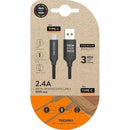 CABLE USB 2.0 TECH ONE TECH TEC2003 USB TIPO-C MACHO - USB MACHO