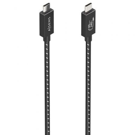 CABLE USB 4.0 TIPO-C AISENS A107-0866 USB TIPO-C MACHO - USB TIPO