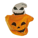 FIGURA DECORATIVA DE HALLOWEEN 23CM COM SOM, MOVIMENTO E LUZ.