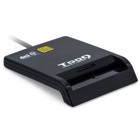 TooQ TQR-211B leitor de smart card Interior USB USB 2.0 Preto