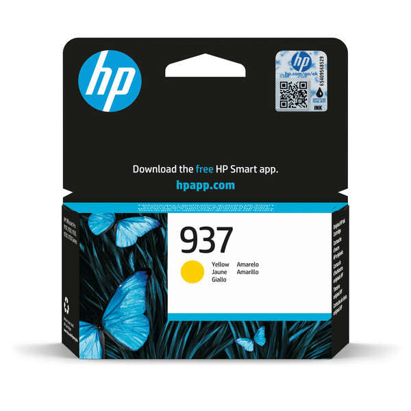 HP Tinteiro Original 937 Amarelo