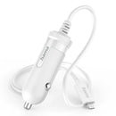 HAMA CARREGADOR PAUTOMOVEL LIGACAO LIGHTNIN 5W BRANCO