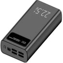 POWERBANK 30000MAH LEOTEC LEPOW30W22W 22.5W NEGRA
