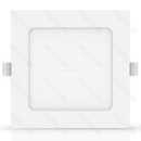 E6 LED  MONTAGEM EM SUPERFICIE QUADRADO 9W AMARELO