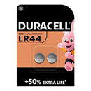 MICRO PILHA BOTÃO ALCALINA DURACELL LR44 1,5V (BLÍSTER 2 UNID.) Ø