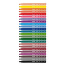 MILAN PACK DE 24 ROTULADORES - PUNTA CONICA 5MM - TINTA AL AGUA -