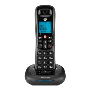 Motorola CD4001 Telefone DECT Identificação de chamadas Preto