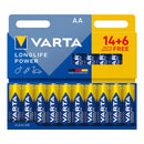 PILHA ALCALINA LONGLIFE POWER AA - LR06, BLISTER 20 UNIDADES, 14