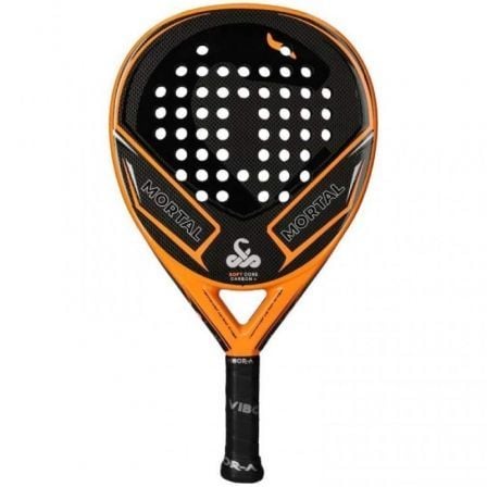 PALA DE PÁDEL VIBOR-A MORTAL CARBON 3.0 NARANJA Y NEGRA