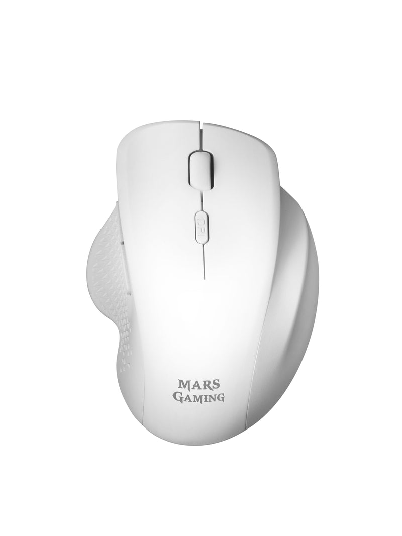 Mars Gaming MMWERGOW rato Mão direita RF Wireless Mecânico 3200 D