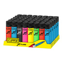 ISQUEIRO CLIPPER JET FLAME CHAMA ANTI-VENTO SHINY CORES SORTIDAS