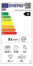 MÁQUINA DE LAVAR ROUPA BEKO BM3WFU41041W 10KG