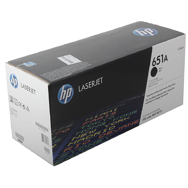 HP Toner LaserJet Original 651A Preto