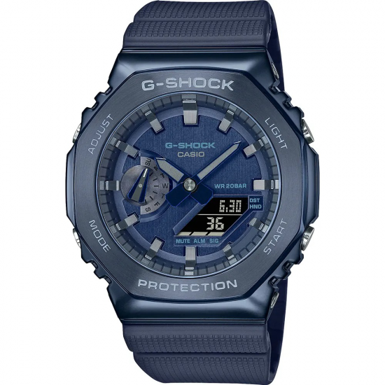 RELÓGIO ANALÓGICO E DIGITAL CASIO G-SHOCK METAL GM-2100N-2AER 49M