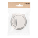 BLISTER TAMPA PASSA-CABOS TPC01 Ø60X22MM PRATA 90620 EDM
