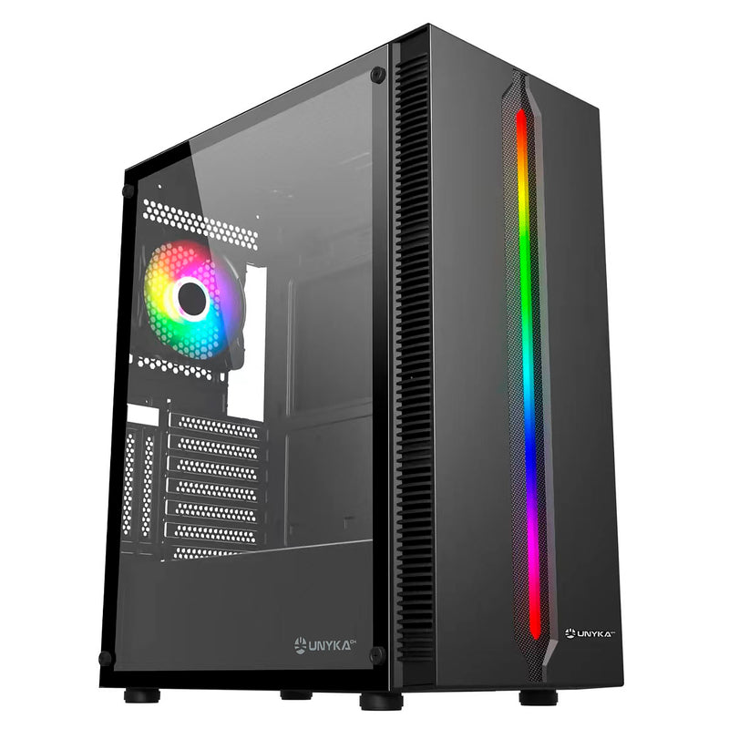 CAIXA  ARMOR LUMINA 205B - ATX GAMING BLACK