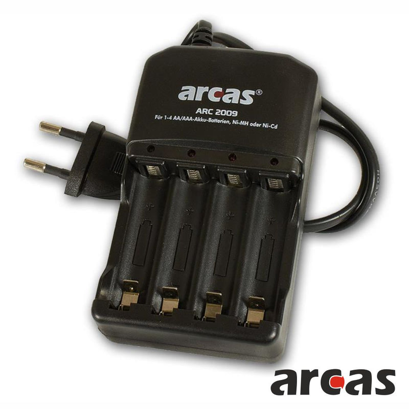 CARREGADOR UNIVERSAL AAAAA NI-MHNI-CD ARCAS